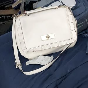 New white Kate spade bag
